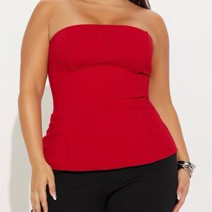 Red Corset Top